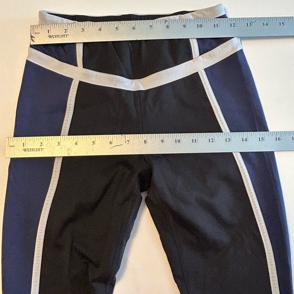 Ernest Leoty - Corset high-rise leggings, Black, Navy, White, Sz S - Picture 6 of 12